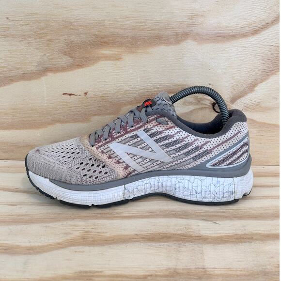 New Balance - 860v9 - Running Shoes - Gray/Pink - Women's - 8.5 D - W860GR9 - Picture 4 of 9